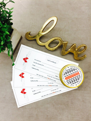 Gift card - Lika Love