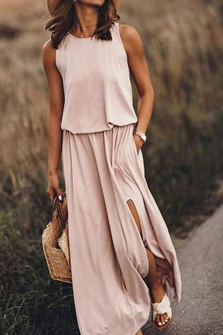 Loosely fit maxi dress