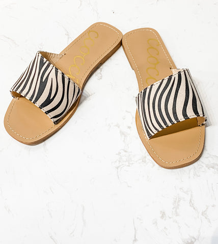Mavis zebra sandal